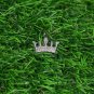 Pave Diamond Crown Charm Pendant 925 Silver Diamond Christmas Charms Pendant.