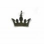 Pave Diamond Crown Charm Pendant 925 Silver Diamond Christmas Charms Pendant.