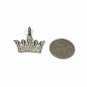 Pave Diamond Crown Charm Pendant 925 Silver Diamond Christmas Charms Pendant.