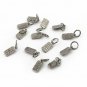 Pave Diamond Rectangle Charm Pendant 925 Sterling Silver Minimal Jewelry Finding