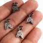 Minimalist Pave Diamond Leaf Charm Pendant 925 Silver Diamond Leaf Charm Finding
