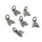 Minimalist Pave Diamond Leaf Charm Pendant 925 Silver Diamond Leaf Charm Finding
