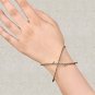 Genuine 1.17 Ct Pave Diamond Designer Cuff Bracelet 925 Sterling Silver Handmade