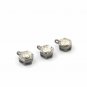 Pave Diamond Charm Pendant 925 Silver Charm Rose Cut Diamond Polki Charms Gift.