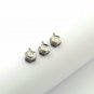 Pave Diamond Charm Pendant 925 Silver Charm Rose Cut Diamond Polki Charms Gift.