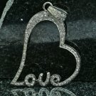 Natural Pave Diamond Love Heart Pendant 925 Silver Handmade Diamond Jewelry. Natural Pave Diamond Love Heart Pendant 925 Silver Handmade Diamond Jewelry.