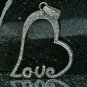 Natural Pave Diamond Love Heart Pendant 925 Silver Handmade Diamond Jewelry.