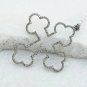 925 Sterling Silver Diamond Cross Pendant Handmade Protective Pendant Present.