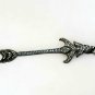 Diamond Arrow Pendant 925 Silver Wedding Party Wear Jewelry Arrow Necklace Gift.