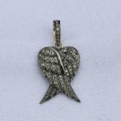 Pave Diamond Angel Wing Pendant Diamond Angel Wing Pendant Christmas Gift.