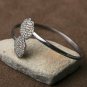 Natural Diamond Open Bracelet 925 Sterling Silver Diamond Fashion Bracelet Gift.