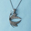 925 Sterling Silver Diamond Butterfly Necklace Natural Diamond Insect Necklace. 925 Sterling Silver Diamond Butterfly Necklace Natural Diamond Insect Necklace.