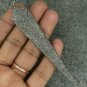 Pave Diamond Arrow Pendant 925 Silver Diamond Long Arrow Pendant Handmade Gift.