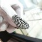 Pave Diamond Ring 925 Silver Spider Web Ring Handmade Diamond Christmas Jewelry.
