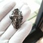 Pave Diamond Ring 925 Silver Spider Web Ring Handmade Diamond Christmas Jewelry.