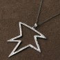 Pave Diamond Unique Necklace 925 Sterling Silver Distinctive Diamond Necklace.
