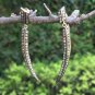 Pave Diamond Stick Drop Earring 14k Gold&925 Silver Diamond Handmade Earring.