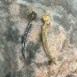 Pave Diamond Stick Drop Earring 14k Gold&925 Silver Diamond Handmade Earring.