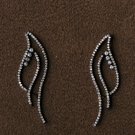Natural Pave Diamond Wedding Earring 925 Sterling Silver Birthday Gift Earring. Natural Pave Diamond Wedding Earring 925 Sterling Silver Birthday Gift Earring.