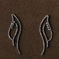Natural Pave Diamond Wedding Earring 925 Sterling Silver Birthday Gift Earring.