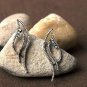 Natural Pave Diamond Wedding Earring 925 Sterling Silver Birthday Gift Earring.