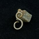 Initial Pendant 14k Solid Gold Diamond Alphabet Personalised Initial Jewelry.