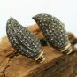 Pave Diamond Leaf Stud Earring 925 Silver Diamond Birthday Gift Earring Charm.