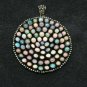 Opal Designer Pendant 925 Silver Pave Diamond Handmade Diamond Pendant Jewelry.
