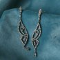 Pave Diamond Butterfly Earring 925 Sterling Silver Diamond Earring Birthday Gift