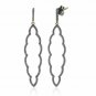 Diamond Handmade Earring 925 Silver Designer Drop Earring Christmas Ear Stud.