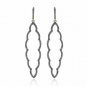 Diamond Handmade Earring 925 Silver Designer Drop Earring Christmas Ear Stud.