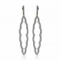 Diamond Handmade Earring 925 Silver Designer Drop Earring Christmas Ear Stud.