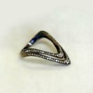 Christmas Gift Chevron Ring 925 Silver Pave Diamond Ring For Engagement Gift Nst Christmas Gift Chevron Ring 925 Silver Pave Diamond Ring For Engagement Gift Nst