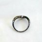 Christmas Gift Chevron Ring 925 Silver Pave Diamond Ring For Engagement Gift Nst