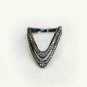 Christmas Gift Chevron Ring 925 Silver Pave Diamond Ring For Engagement Gift Nst