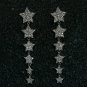 Diamond Star Drop Earring 925 Silver Star Dangling Earring Women Fashion Earring
