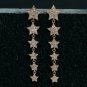 Diamond Star Drop Earring 925 Silver Star Dangling Earring Women Fashion Earring