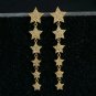 Diamond Star Drop Earring 925 Silver Star Dangling Earring Women Fashion Earring