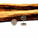 Pave Diamond 8MM Studs Minimalist Diamond Stud Earring Christmas Gift. Pave Diamond 8MM Studs Minimalist Diamond Stud Earring Christmas Gift.