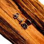 Pave Diamond 8MM Studs Minimalist Diamond Stud Earring Christmas Gift.