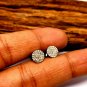 Pave Diamond 8MM Studs Minimalist Diamond Stud Earring Christmas Gift.