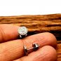 Pave Diamond 8MM Studs Minimalist Diamond Stud Earring Christmas Gift.