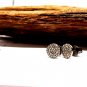 Pave Diamond 8MM Studs Minimalist Diamond Stud Earring Christmas Gift.