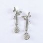 Dragonfly Dangle Earring 925 Silver Natural Diamond Spring Insect Earring Gift.