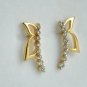 Butterfly Wings Stud Earring 14k Gold Diamond Butterfly Earring Tops Nature Gift