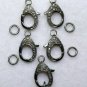 Wholesale 10Pcs Pave Diamond Lobster Clasp 925 Silver Diamond Necklace Findings.