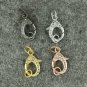 Wholesale 10Pcs Pave Diamond Lobster Clasp 925 Silver Diamond Necklace Findings.