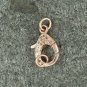 Wholesale 10Pcs Pave Diamond Lobster Clasp 925 Silver Diamond Necklace Findings.