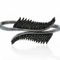 Pave Diamond Bangle Bracelet 925 Silver Fashion Bracelet Wedding Diamond Gift.