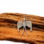 Pave Diamond Swallow Bird Pendant 925 Silver Diamond Nautical Pendant Gift NS45.